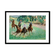 At the Races Framed & Mounted Print