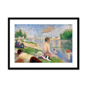 Final Study for “Bathers at Asnières” Framed & Mounted Print