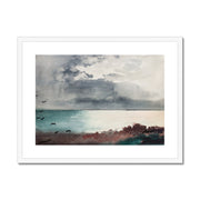 Breaking Storm, Coast of Maine Framed & Mounted Print
