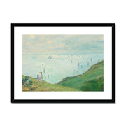 Cliffs at Pourville Framed & Mounted Print