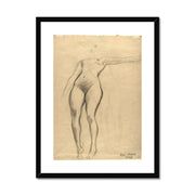 Figure Study and Detailed Studies Framed & Mounted Print