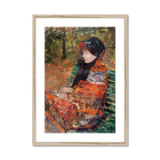 Autumn, portrait of Lydia Cassatt Framed & Mounted Print