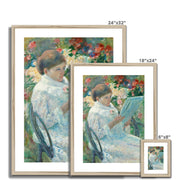 On a Balcony Framed & Mounted Print