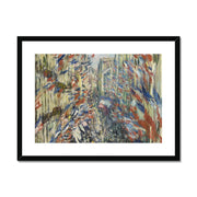 The Rue Montorgueil in Paris Framed & Mounted Print
