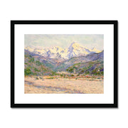 The Valley of the Nervia  Framed & Mounted Print