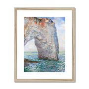 The Manneporte near Étretat Framed & Mounted Print