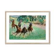 At the Races Framed & Mounted Print