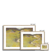 Pathway in a Field Framed & Mounted Print