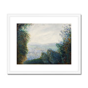 The Auvers Valley on the Oise River Framed & Mounted Print