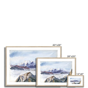 Iselle from Mount Pilatus from Splendid Mountain Watercolours Sketchbook Framed & Mounted Print