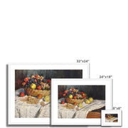 Apples and Grapes Framed & Mounted Print