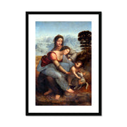 The Virgin and Child with Saint Anne Framed & Mounted Print