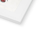 Violet litograph Framed & Mounted Print