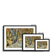 The Large Plane Trees (Road Menders at Saint-Rémy) Framed & Mounted Print