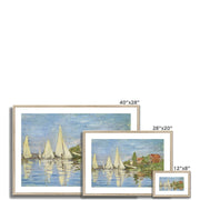 Regattas at Argenteuil Framed & Mounted Print