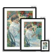 On a Balcony Framed & Mounted Print