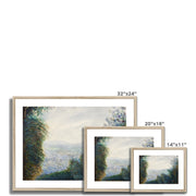The Auvers Valley on the Oise River Framed & Mounted Print