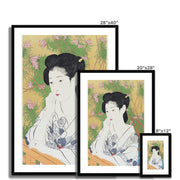 At a Hot Springs Inn Framed & Mounted Print