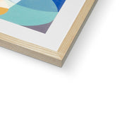 Green Squares (from series, the Mathematical Basis of the Arts) Framed & Mounted Print