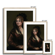 Portrait of Doña Isabel de Porcel Framed & Mounted Print