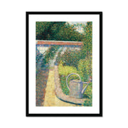 The Watering Can–Garden at Le Raincy Framed & Mounted Print