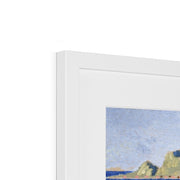 Bathers in Perros Guirec Framed & Mounted Print