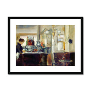 Bon Bock Cafe Framed & Mounted Print