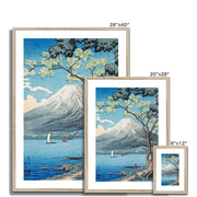 Mount Fuji from Lake Yamanaka Framed & Mounted Print