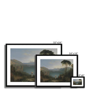 Lake Avernus: Aeneas and the Cumaean Sibyl Framed & Mounted Print