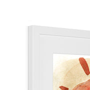 Caricature of Leo Gestel and his wife Framed & Mounted Print