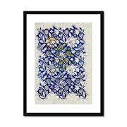 Watercolour for Printed Fabric Design: Wey Famous Artwork Framed & Mounted Print