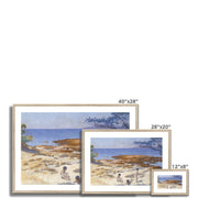 Beach at Cabasson Framed & Mounted Print