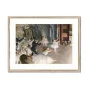 The Rehearsal Onstage Framed & Mounted Print