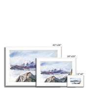 Iselle from Mount Pilatus from Splendid Mountain Watercolours Sketchbook Framed & Mounted Print