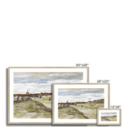 Bleaching Ground at Scheveningen Framed & Mounted Print