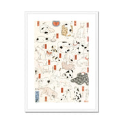 Cats Framed & Mounted Print