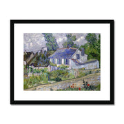 Houses at Auvers Framed & Mounted Print