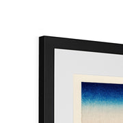 The ukiyo-e illustration, Camellia and Nightingale Framed & Mounted Print