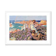 Ulysses with Calypso Framed & Mounted Print