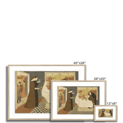 The pilgrims of Emmaus Framed & Mounted Print