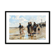 En route pour la pêche Framed & Mounted Print