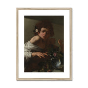 Boy Bitten by a Lizard Framed & Mounted Print