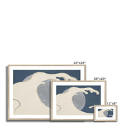 Waves and sun from Momoyogusa–Flowers of a Hundred Generations Framed & Mounted Print