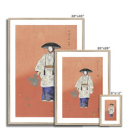 Actor in the No Play Hanagatami Framed & Mounted Print