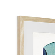 Japanese white cat Framed & Mounted Print