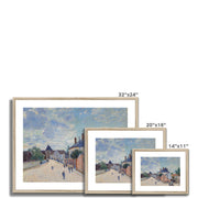 Street in Moret Framed & Mounted Print