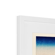 The ukiyo-e illustration, Camellia and Nightingale Framed & Mounted Print