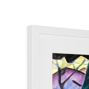 Bison in winter (red bison) Framed & Mounted Print