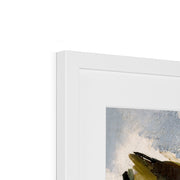 Pink and White Flowers in a Vase Framed & Mounted Print