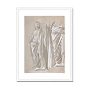 Study of a Draped Figure Framed & Mounted Print